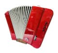 Accordéon en position de jeu, dos (image catalogue)
